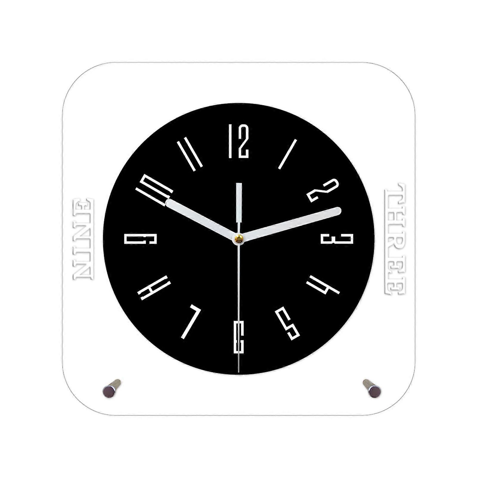 Battery Operated Wall Clock Silents None Ticking Wall Clock Home/Office/Kitchen/Classroom/School Clock Decorative Clock Multicolor