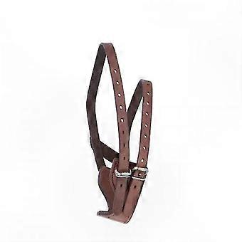Pferdehalsband mit Anti-Krippen-Design aus Leder für verbesserten Komfort und Haltbarkeit