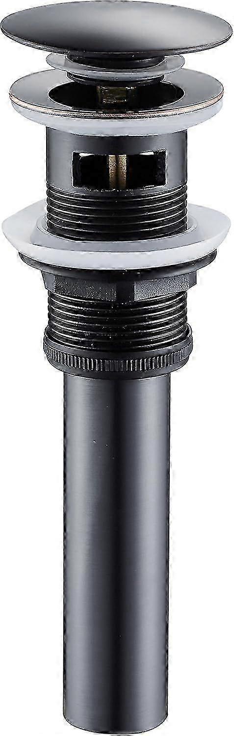 2025 Latest Model Pop Up Drain Stopper Push Open with Overflow for Sink Sink Brass Drain Valve
