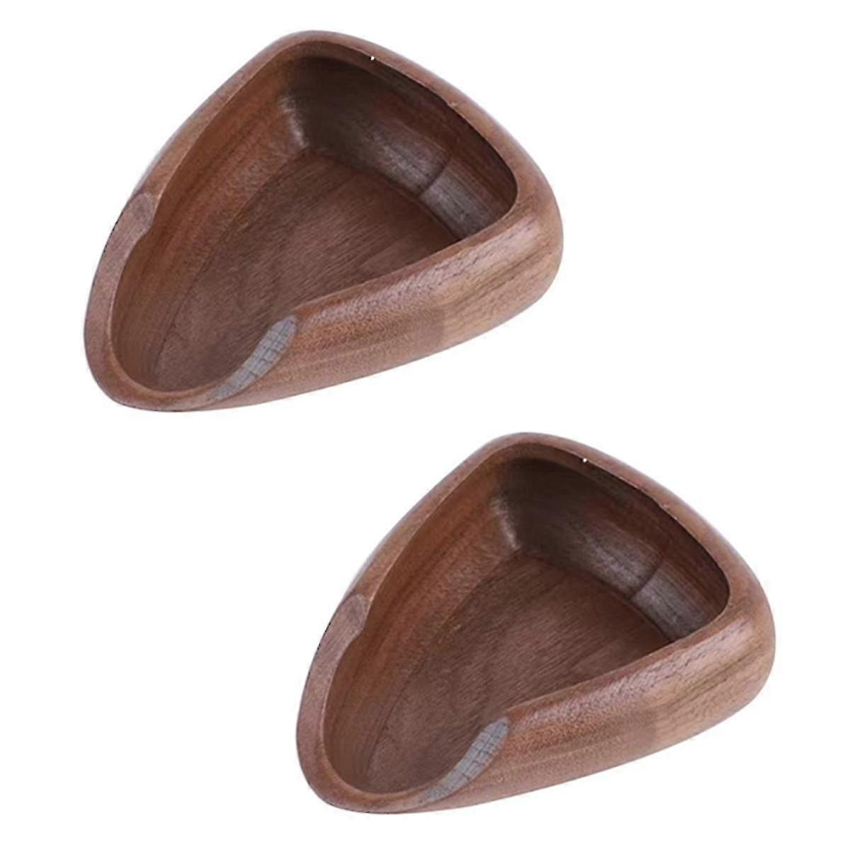 2Pcs Coffee Beans Dosing Cups with Wood Weighing Container and Coffee Scoop - For Coffee Lovers