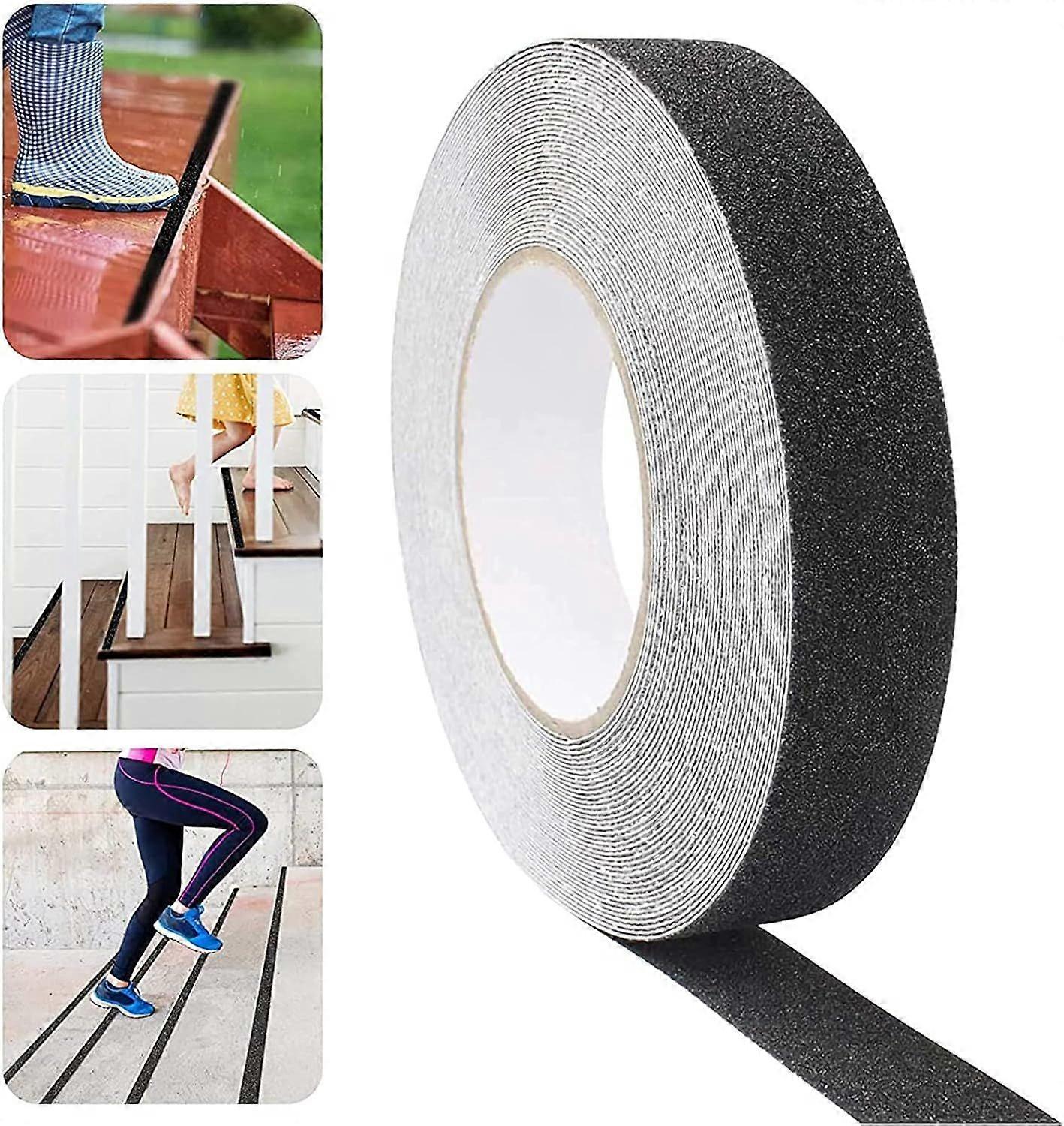 Anti-slip Tape, 10M*2.5CM Anti-slip Tape for Stairs Adopts Self-adhesive Design,