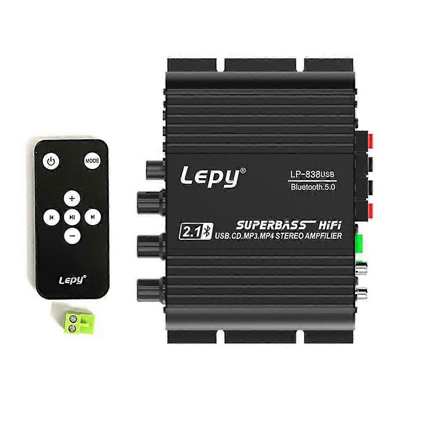LEPY 838 USB Bluetooth Subwoofer Amplifier