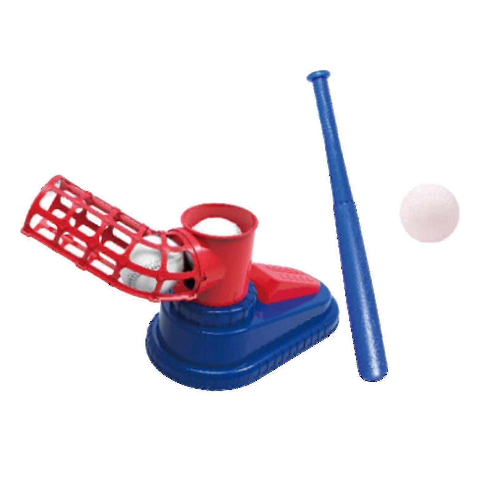 Baseball Ball Set Training Game Automatic Launcher Machine Hand Press Style