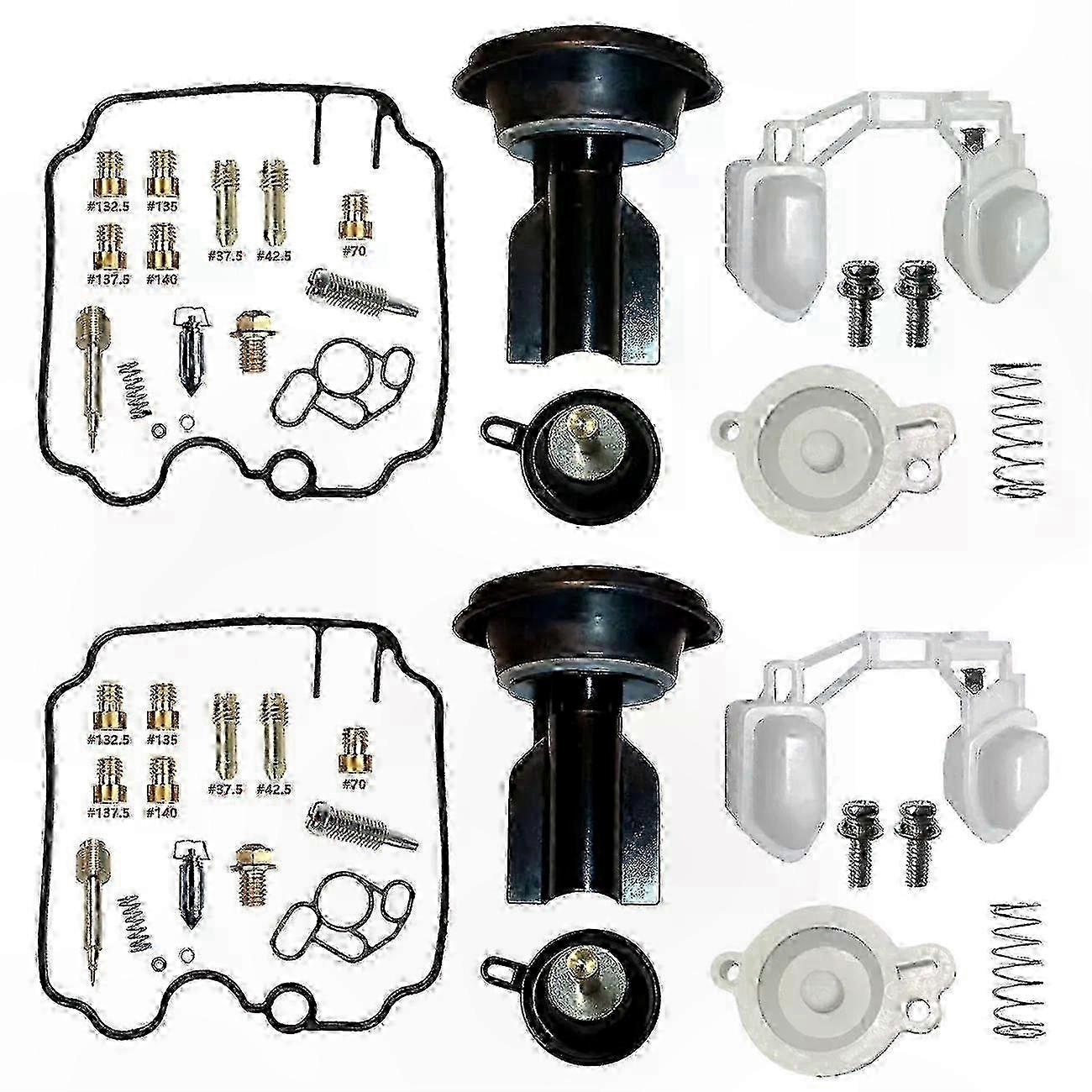 Carburetor Repair Kit for Motorcycle Float and Diaphragm Compatible with Multiple Models