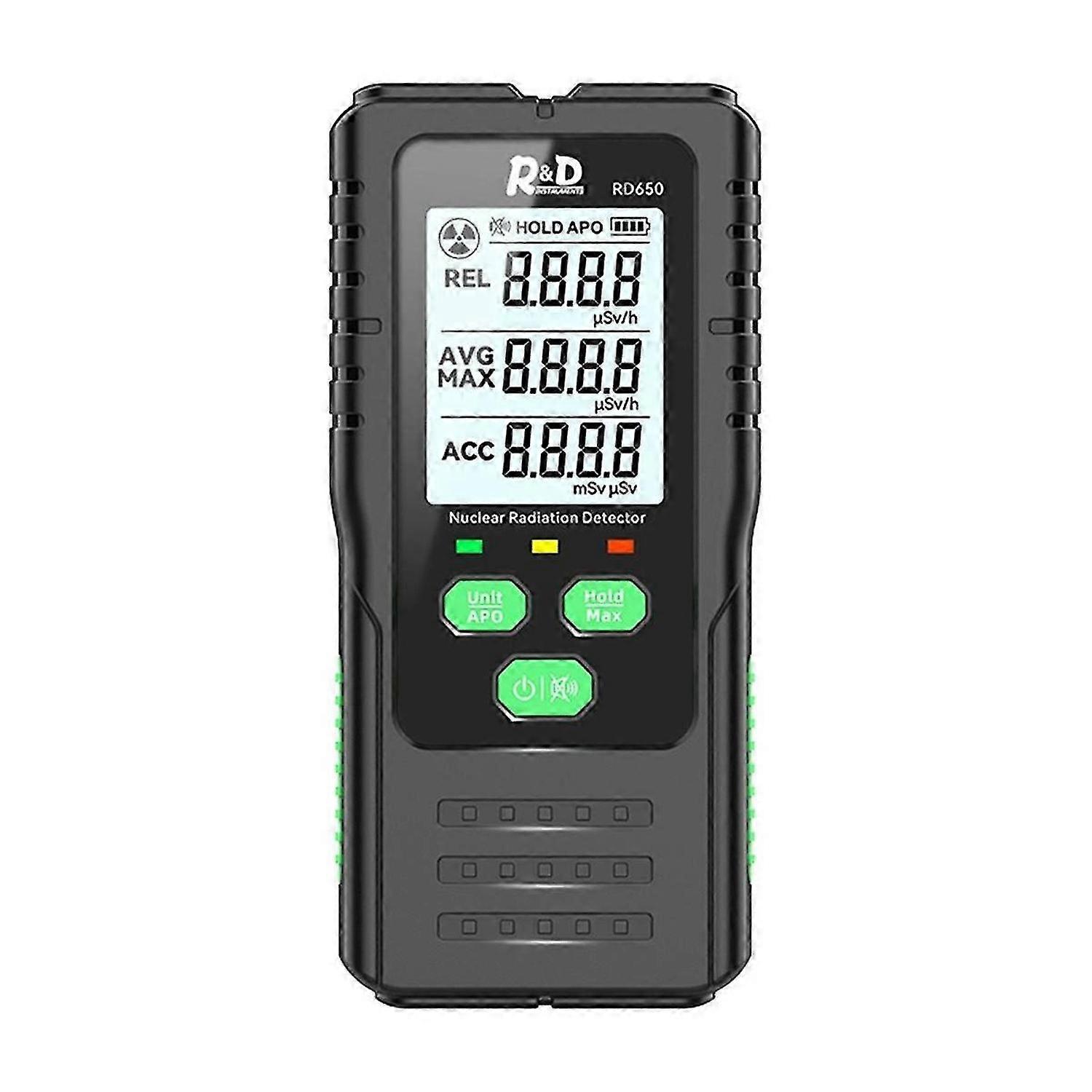 RD650 Geiger Counter Nuclear Radiation Detector X-Ray -Ray -Ray Radioactivity Tester Detector Personal Dosimeter