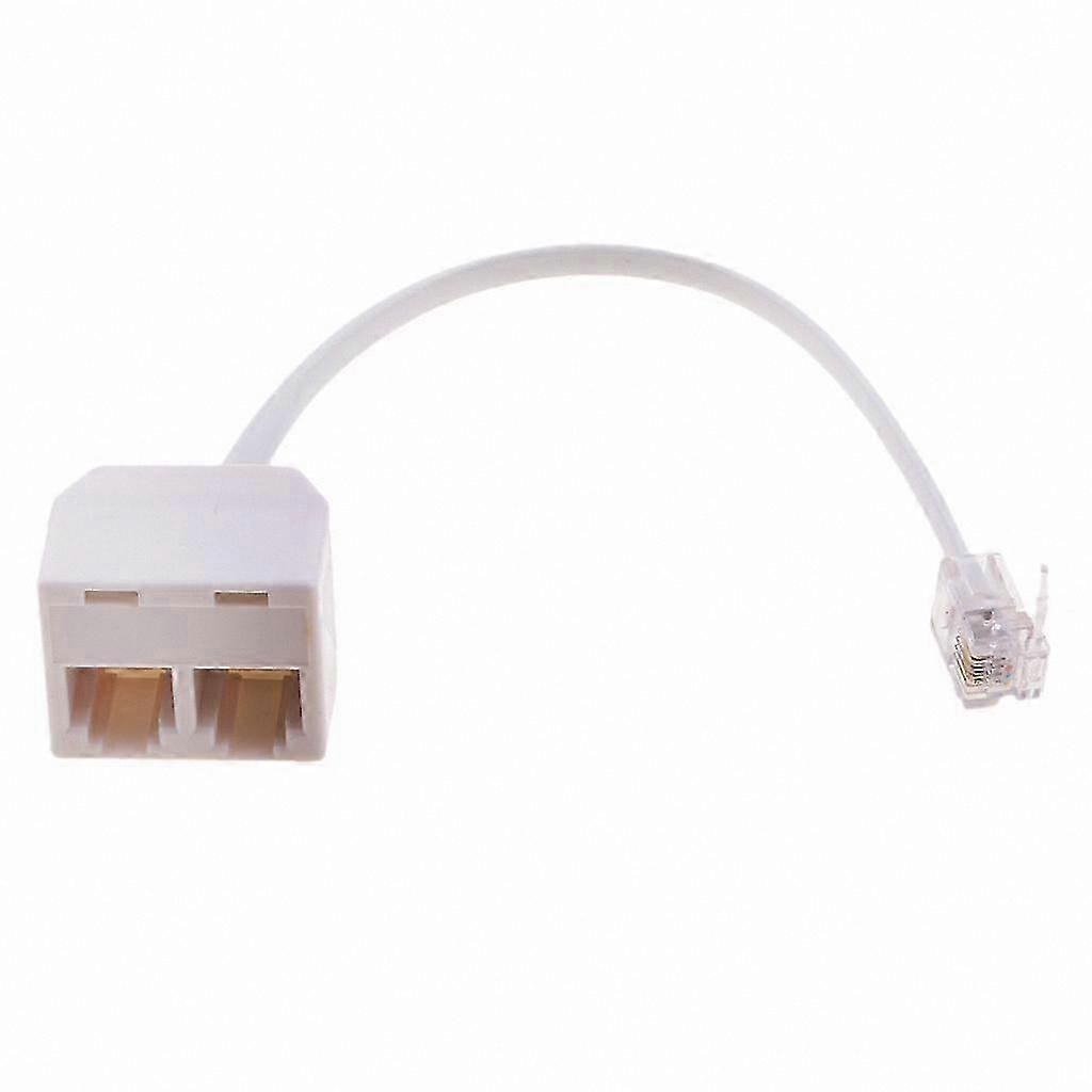 Telephone Splitter for RJ11 Line Connection Adapter