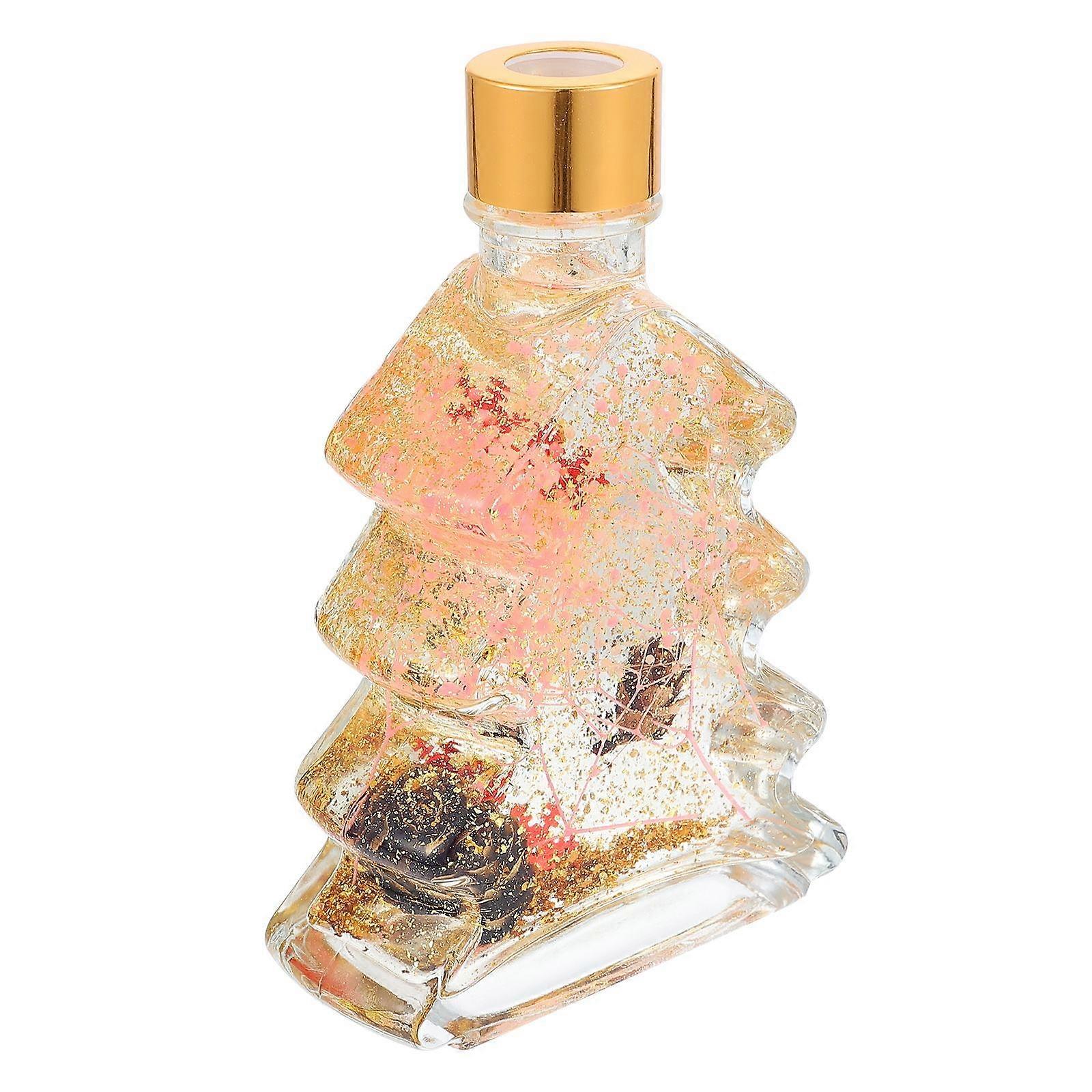 Toilet Air Freshener Glass Aroma Diffuser for Home Use Brown