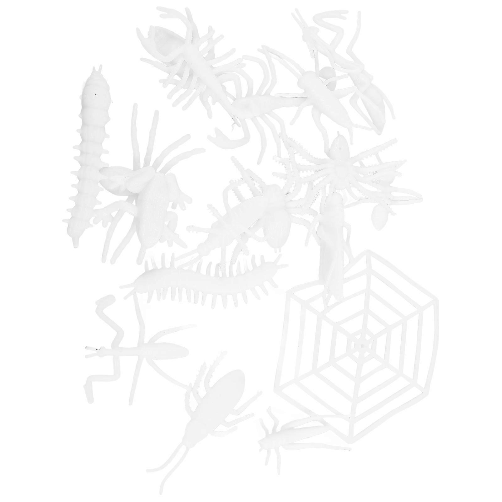 DIY Painting Insect Crafts Uncolored Small Insect Simulation 34Pcs Set