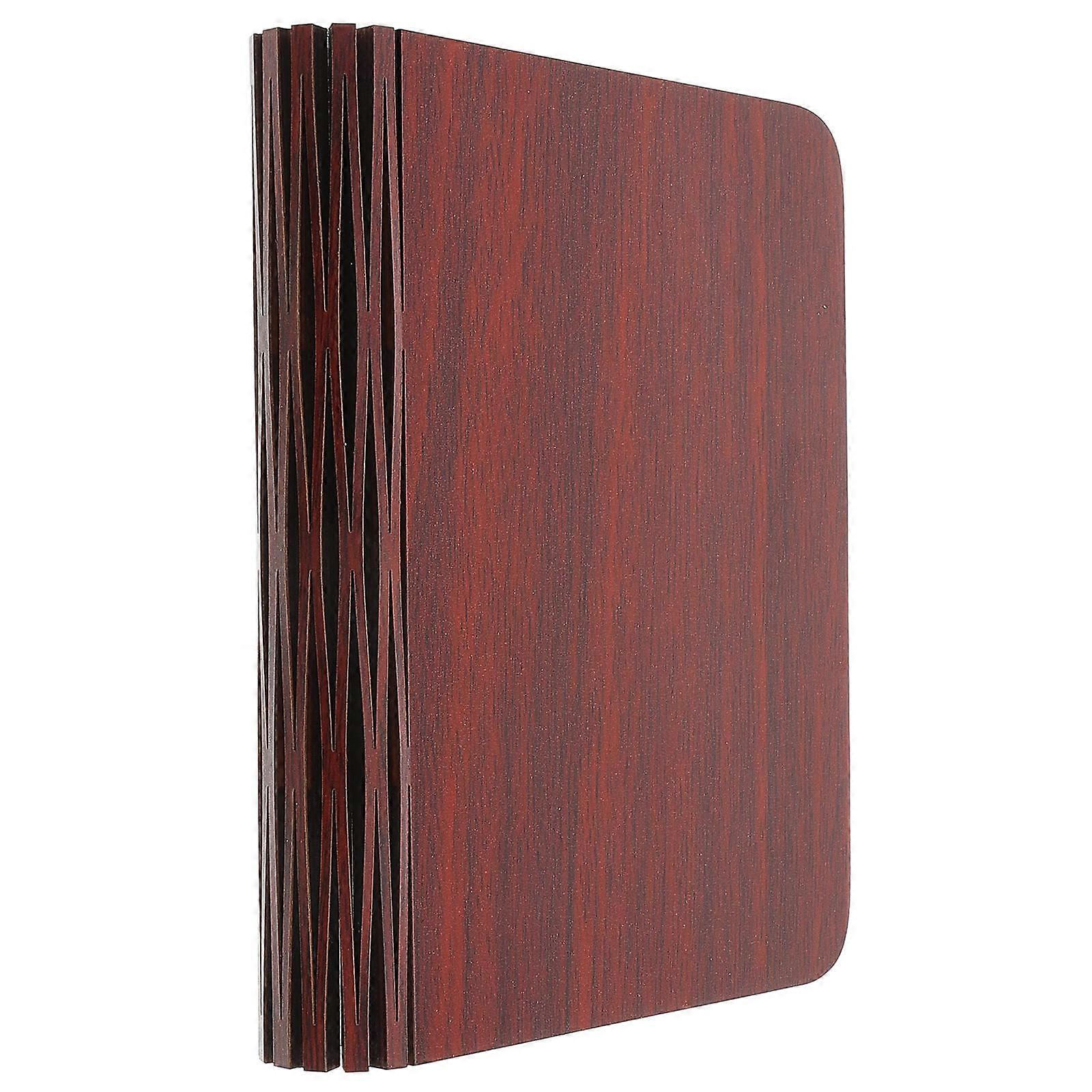 Wood Shell Folding Book Light for DIY Supply 4Pcs Book Lamp Making Accessory