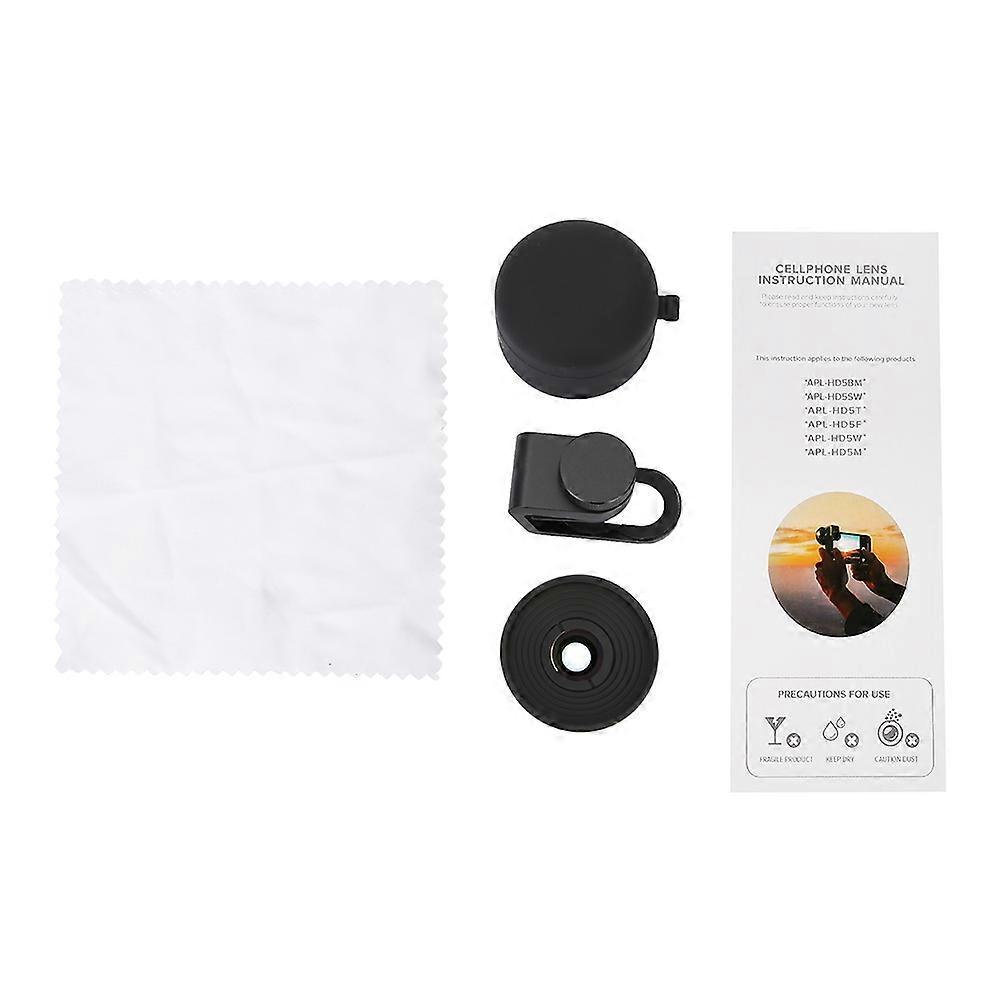 APEXEL Universal External High Definition 10X Macro Lens with Clip Holder for Mobile Phone