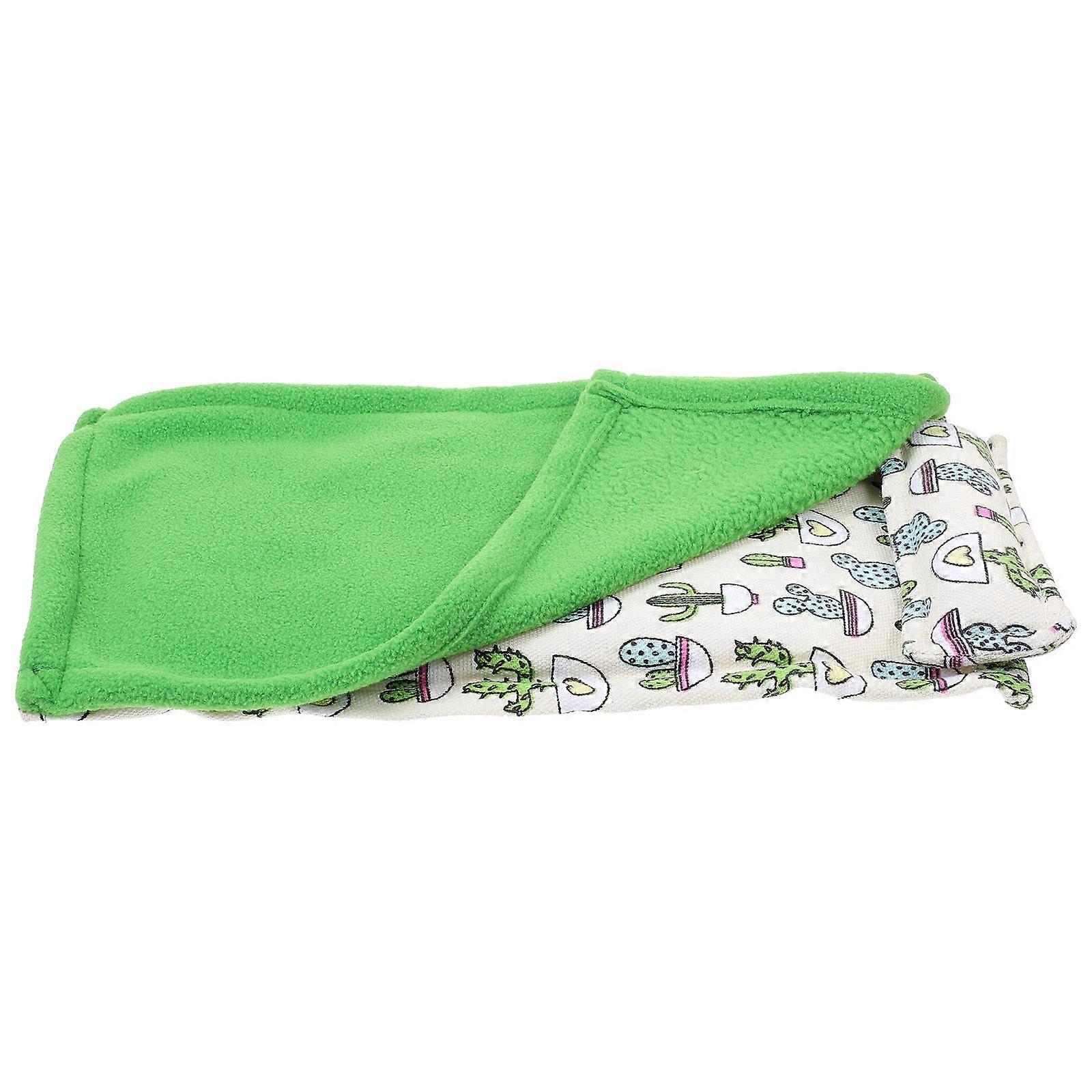Lizard Sleeping Bag for Pet Use with Cartoon Pattern and Pillow Mat