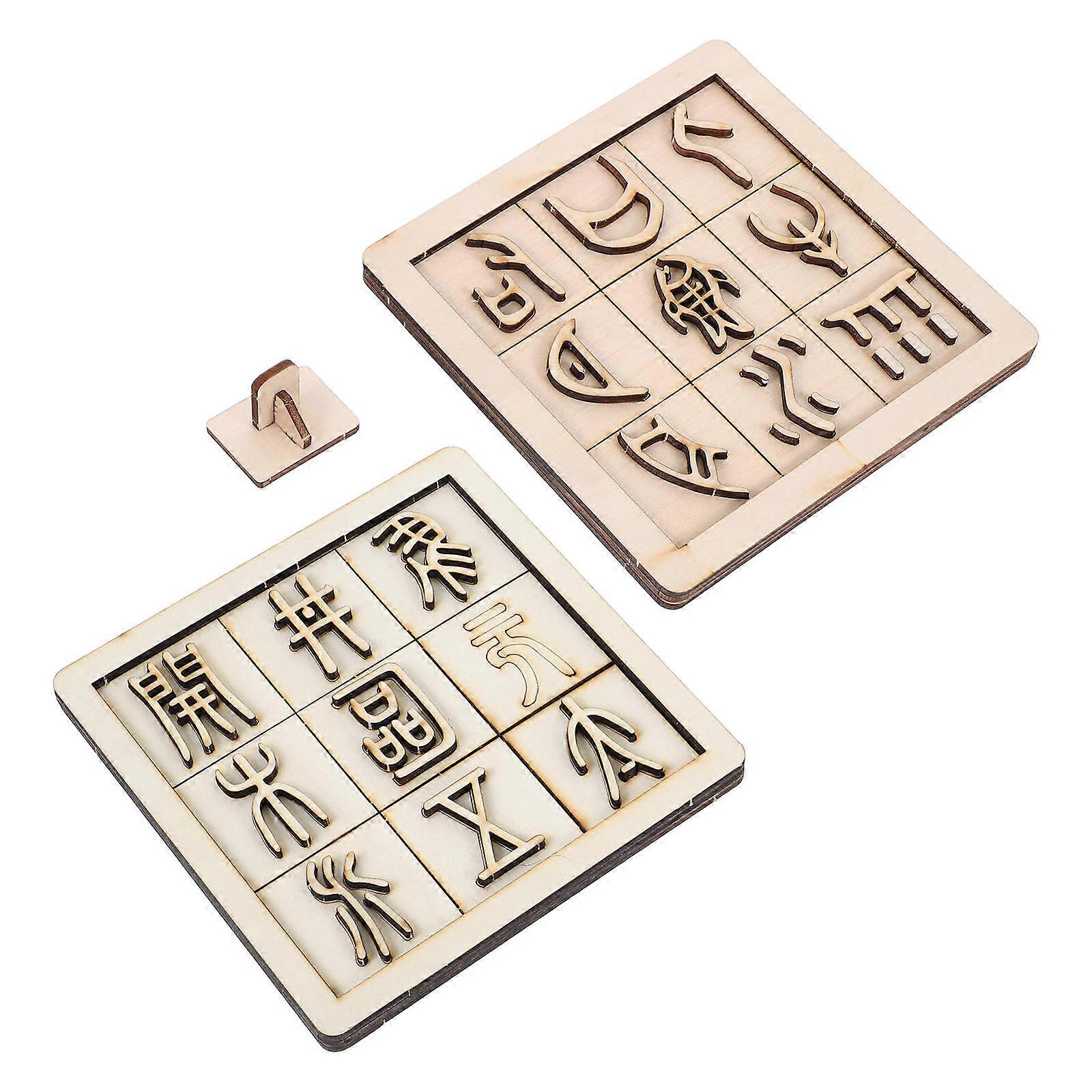 Wooden Printing Toy Educational Kit for Kids 4Sets