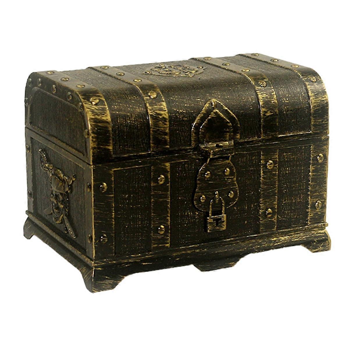 Bronze square cover Hunt Pirate Hidden Box Plastic Decorative