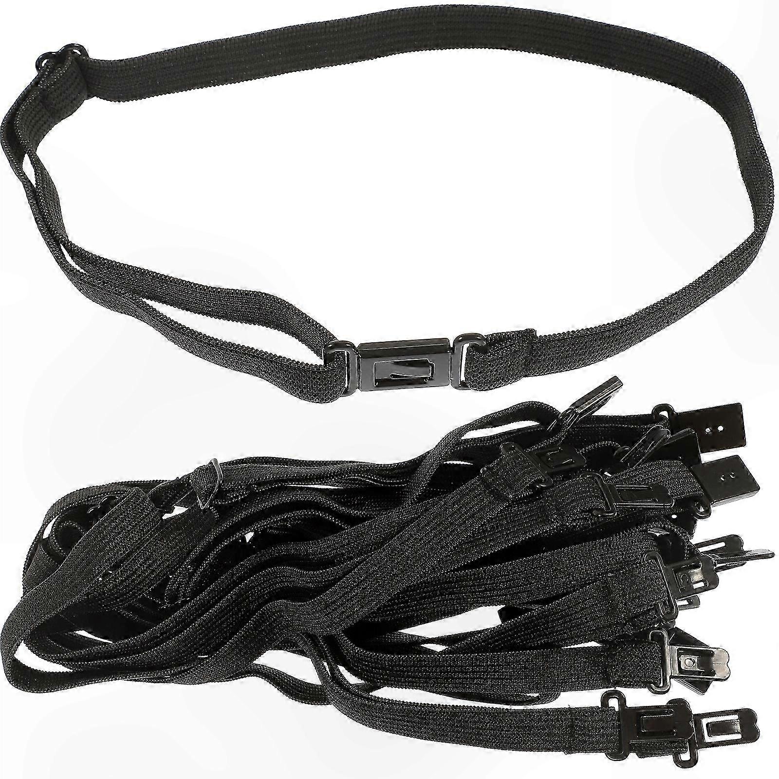 10-Pack Elastic Bow Tie Straps for Adjustable Stylish Dressing