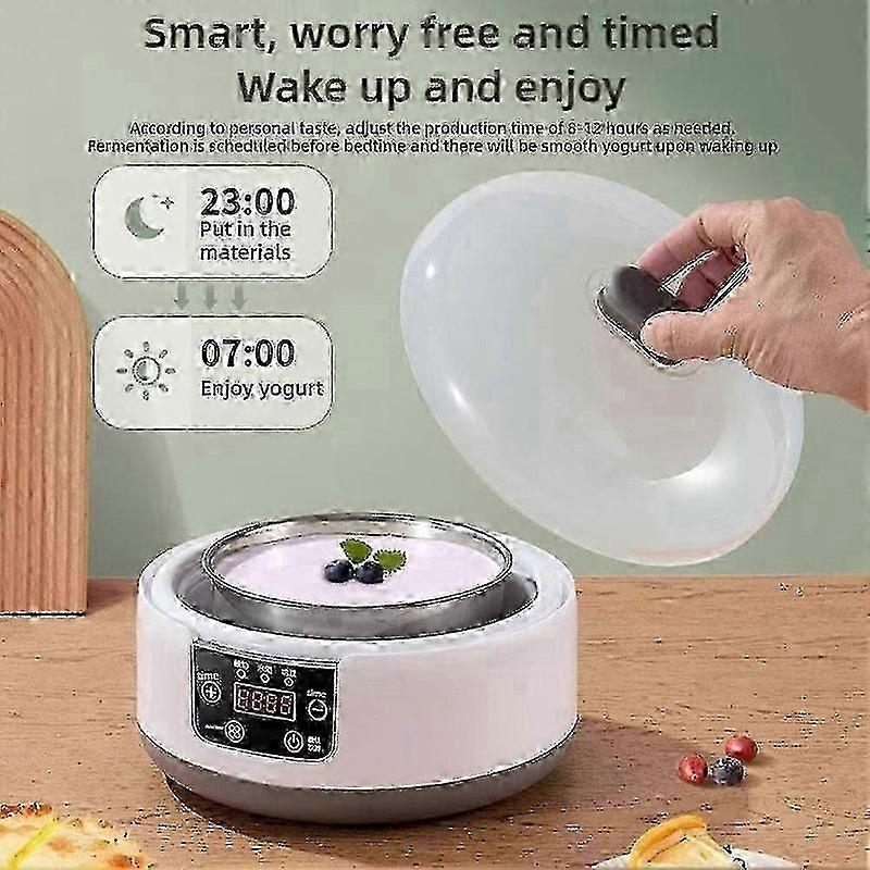 36 Hour Yogurt Maker, Yogurt Machine With Adjustable Temperature Time Control