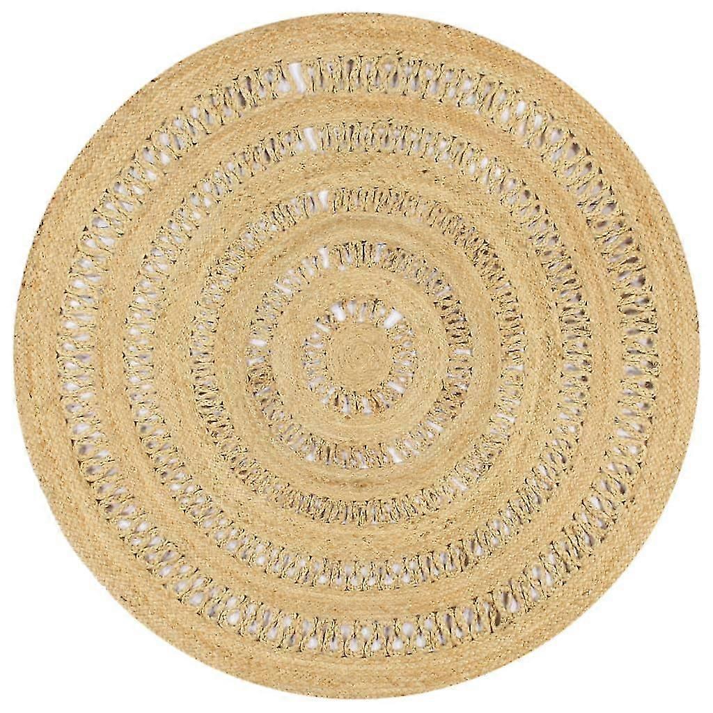 Handmade Rug Braided Jute 150 Cm