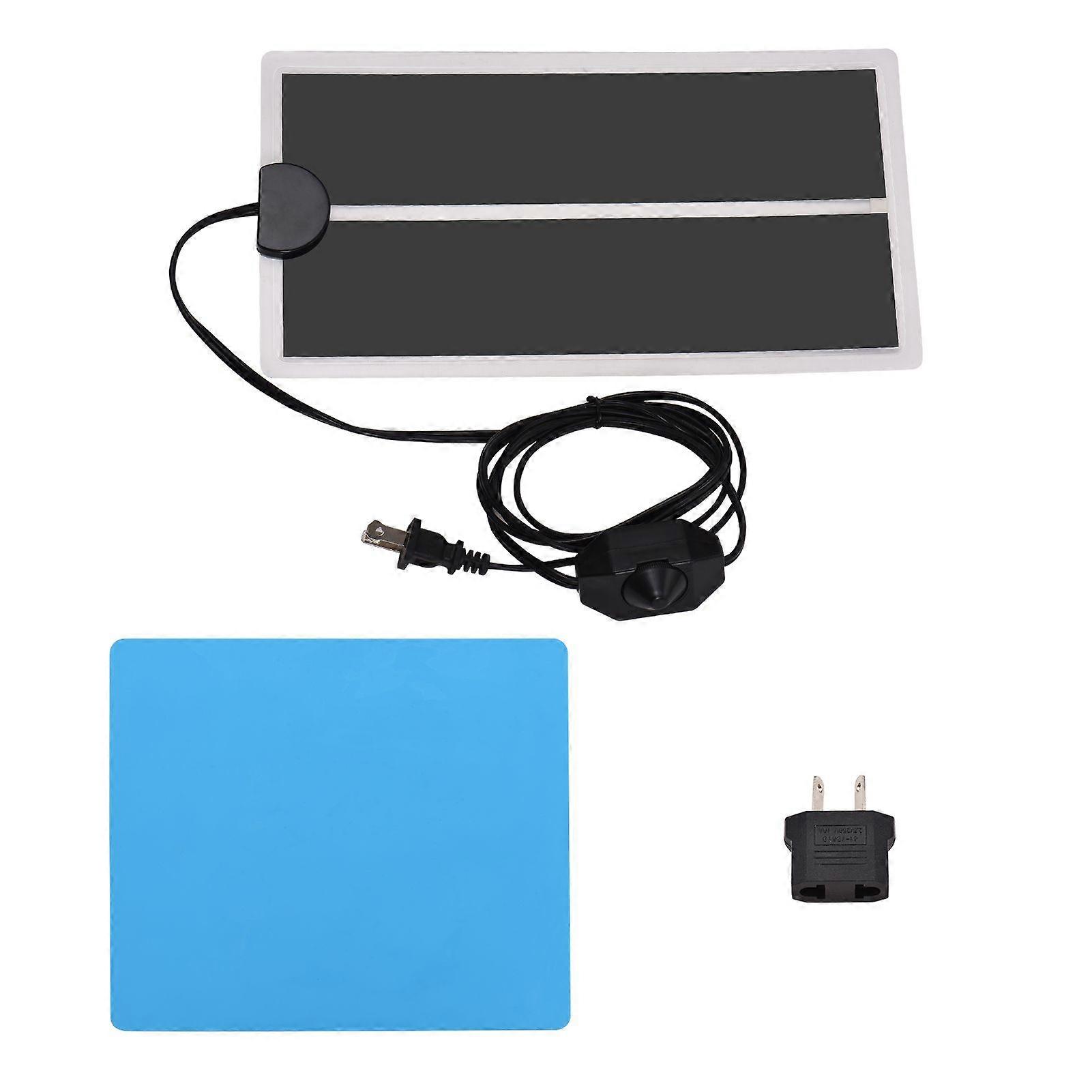 Resin Heating Mat Fast Curing Quick Resin Dryer with Temperature Adjustment Knob Silicone Mat Lightweight for DIY Resin Mold