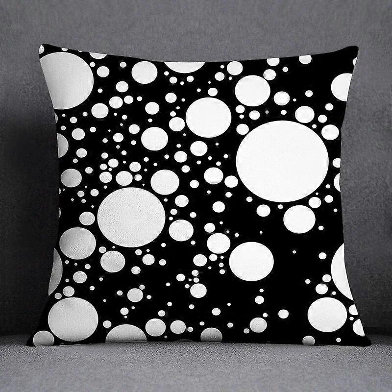 Pillow Cases Cotton Linen Geometric Simple Pattern Collection Home Decor Pillowcase Square Office