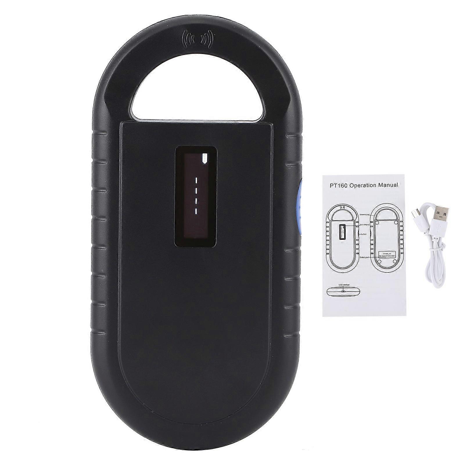 134.2KHZ RFID Chip Reader for ISO11784 5 FDXB ID64 Portble USB Rechargeable Handheld Type Device