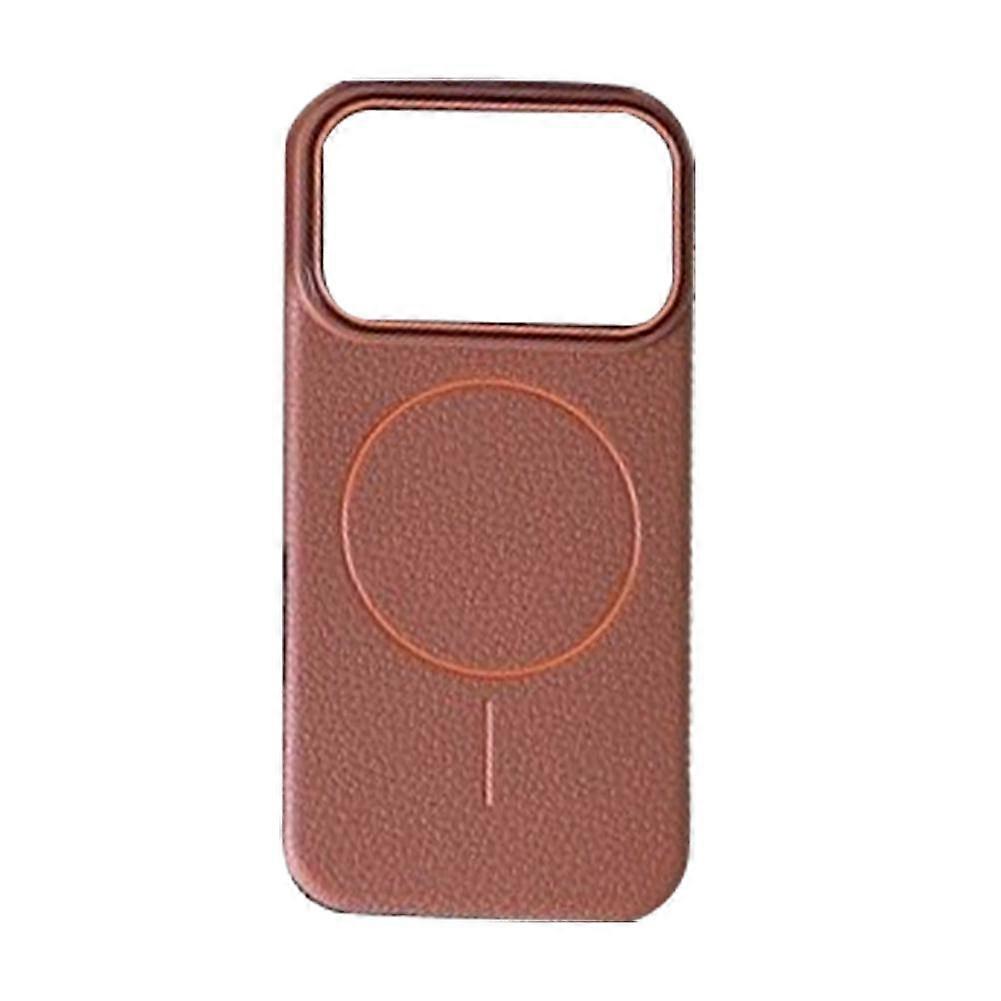 Litchi Grain Magnetic Phone Case for 17/17 Pro/17 Pro Max, Leather Texture Case, Anti-Scratch Soft Microfiber Lining & Slim Fit Cover