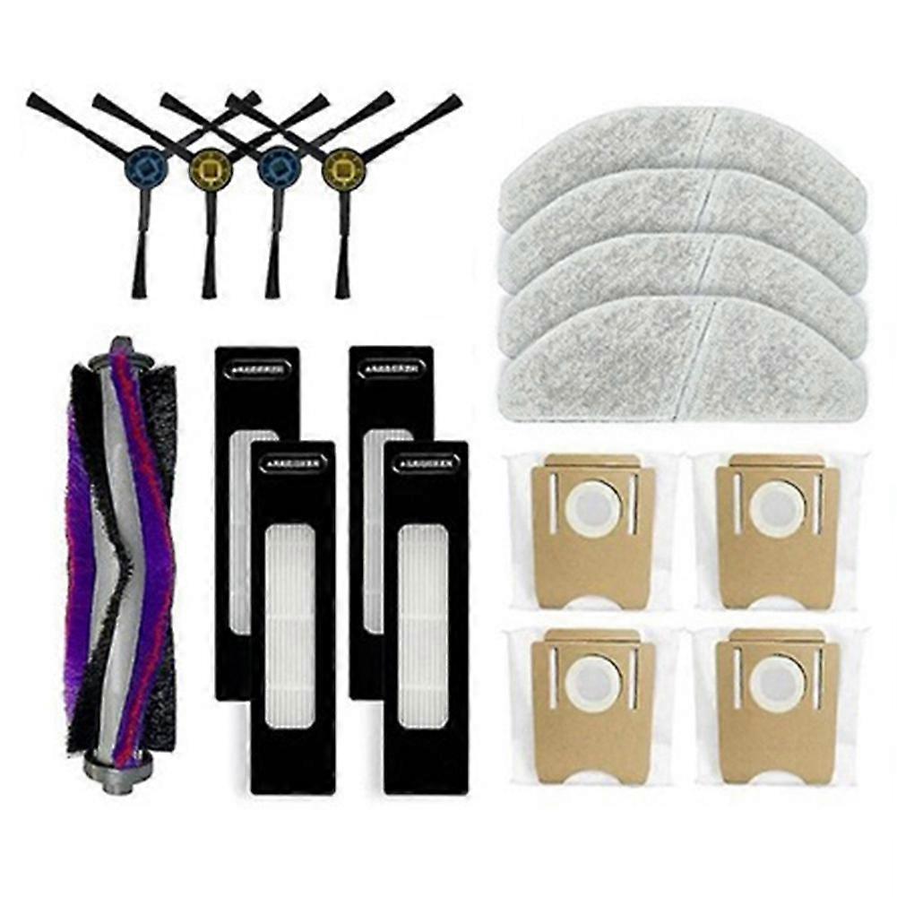 Fit for Midea S8+ Plus, CLIEN T24, ThinkAir RV50 Pro Replacement Parts Accessories Main Side Brush Filter Mop Dust Bag