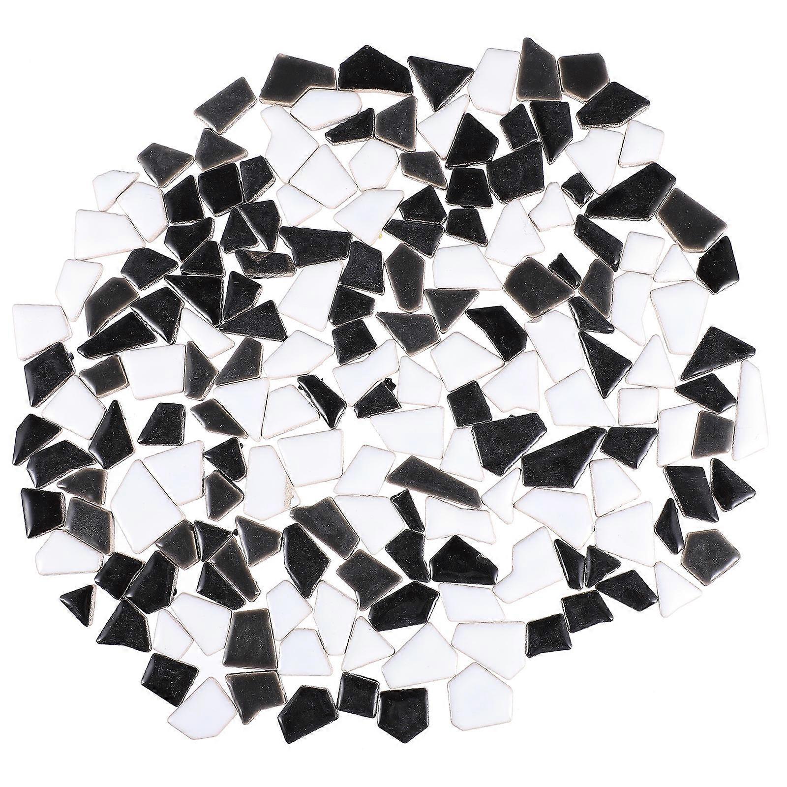 Ceramic Tile Mosaic Tiles for Decoration DIY 4Pcs Assorted Ceramic Pieces