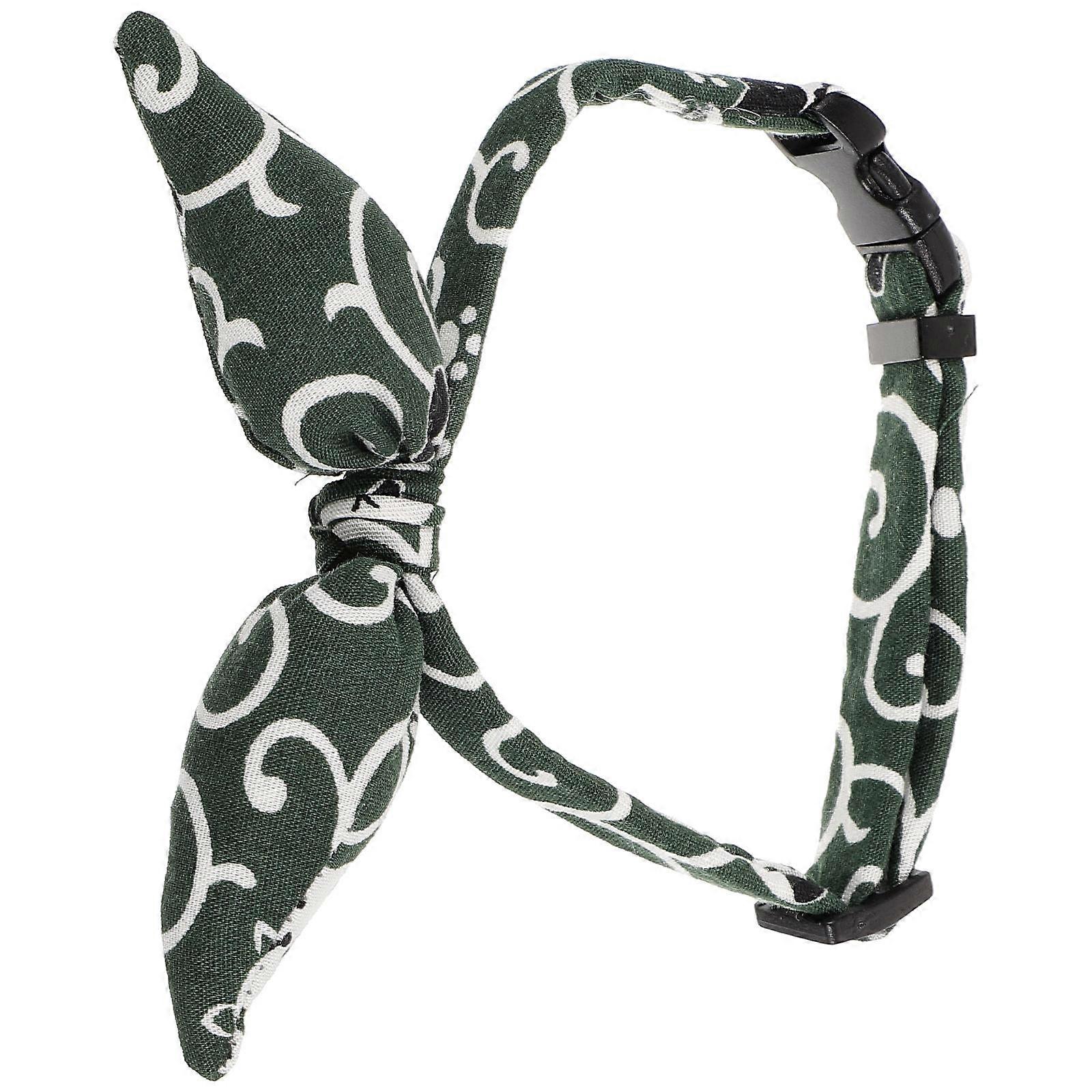 Pet Dog Collar with Bowtie Adjustable 2Pcs for Party Wear