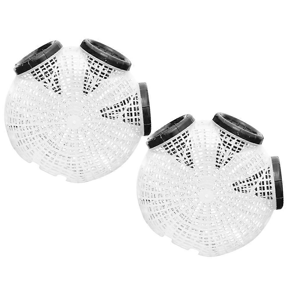 Plastic Crawfish Traps Crab Trap for Fishing Use 4Pcs Reusable Cage