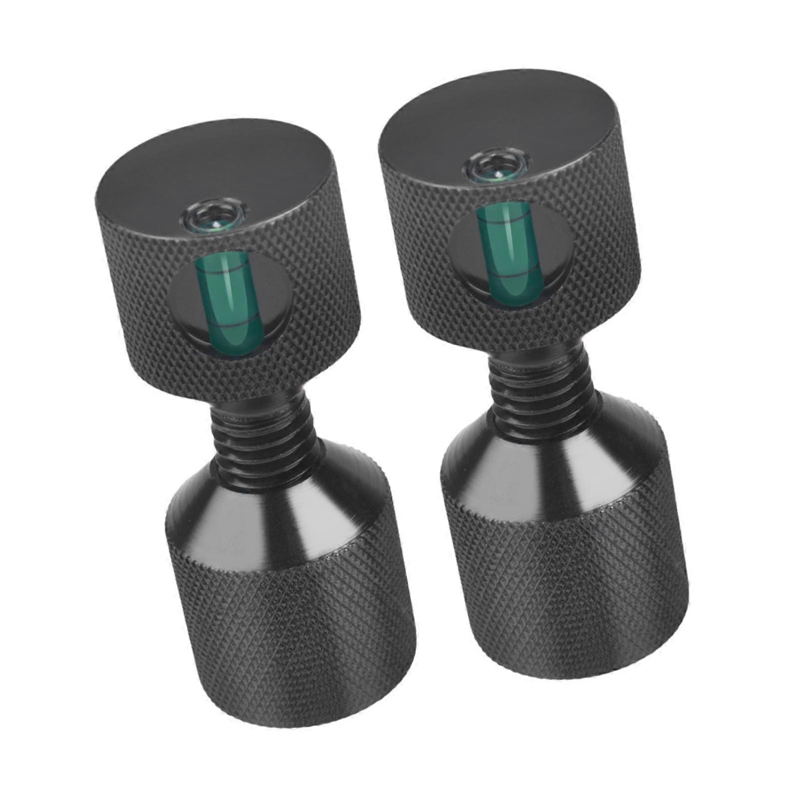 2x 2 Hole Flange Aligners Easy to Install Practical Portable Flange Aligners Black