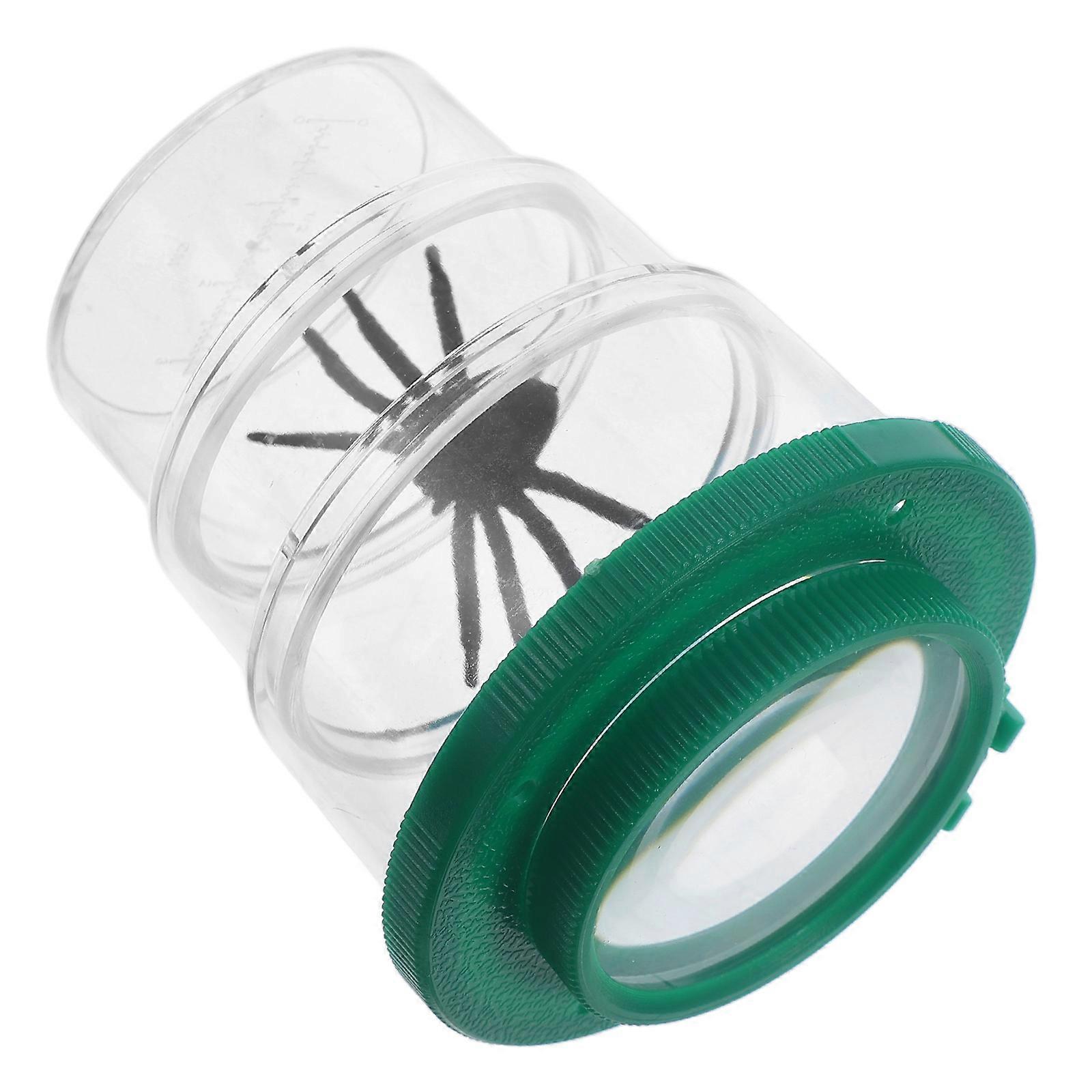 Insect Observation Box Portable Observer for Outdoor Exploration Made of Abs with Magnification 1Pack