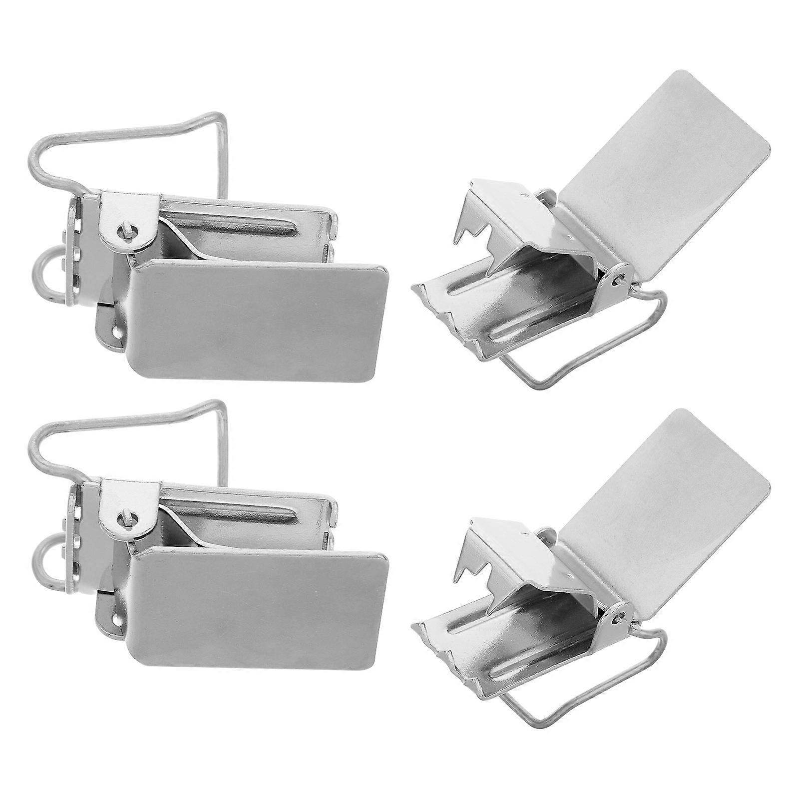 Silver Rug Clips for Carpet Heavy Duty Curtain Accessories 8Pcs Set