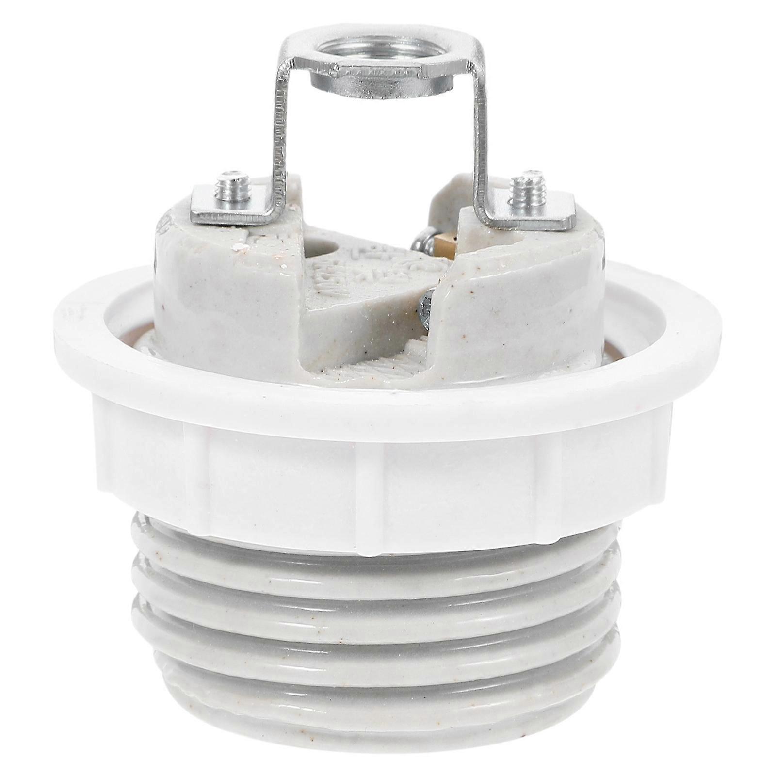 Light Socket E27 Featuring Shade Rings For Ceiling Lights Ideal For Chandeliers Wall Sconces And More 2Pcs