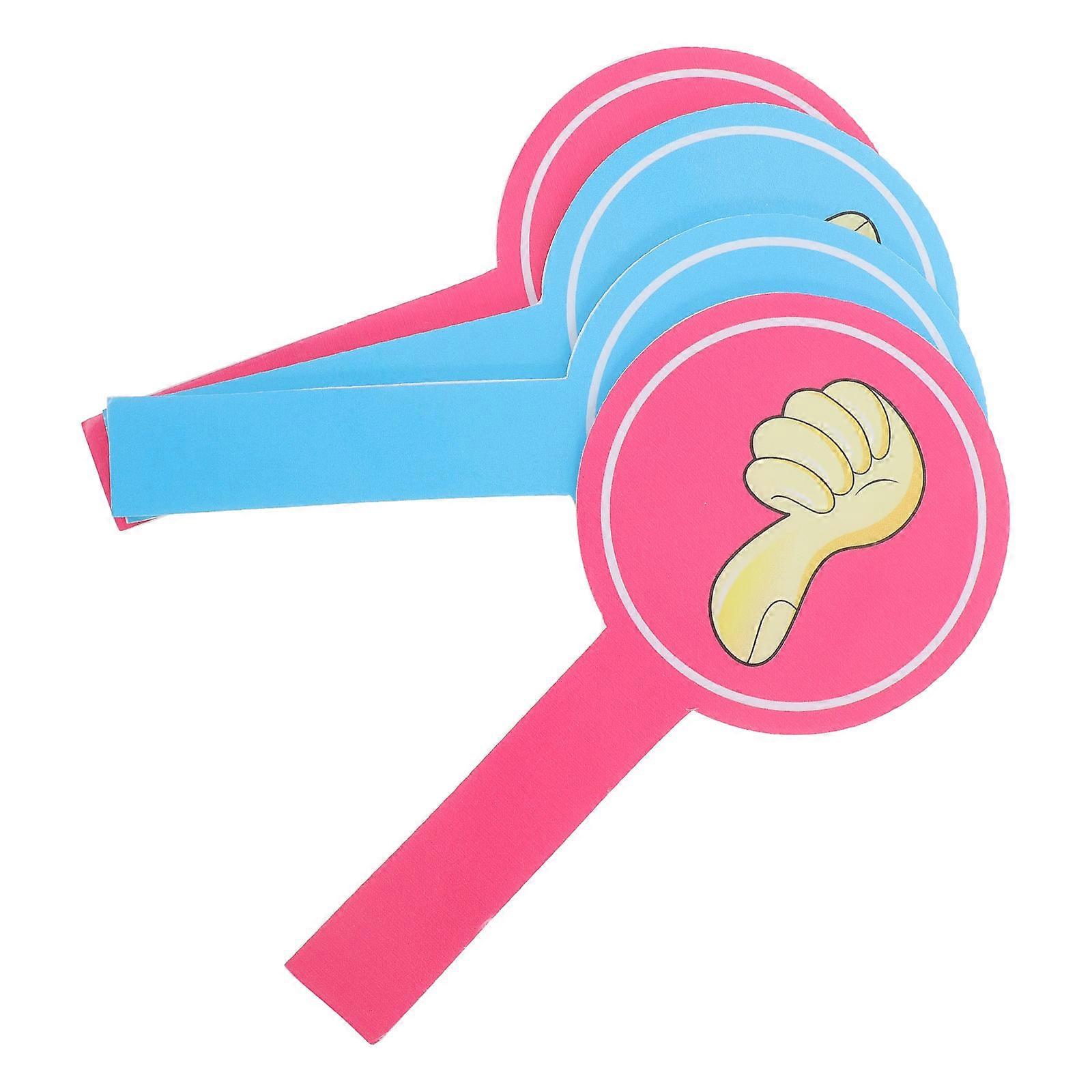 Classroom Voting Board Foam Thumb Up Thumb Down Paddles for Judging 12Pcs