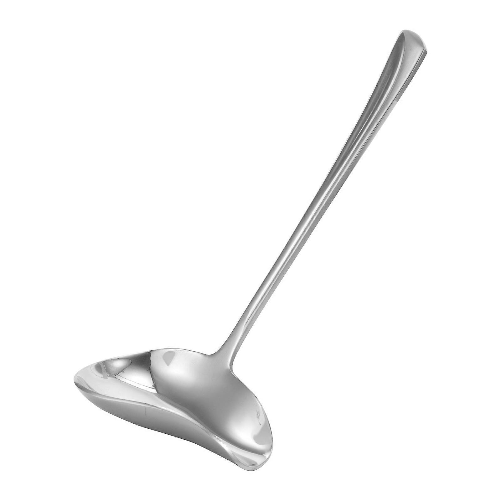 Silver Sauce Spoon for Dining 3Pcs Creative Kitchen Tableware Cutlery