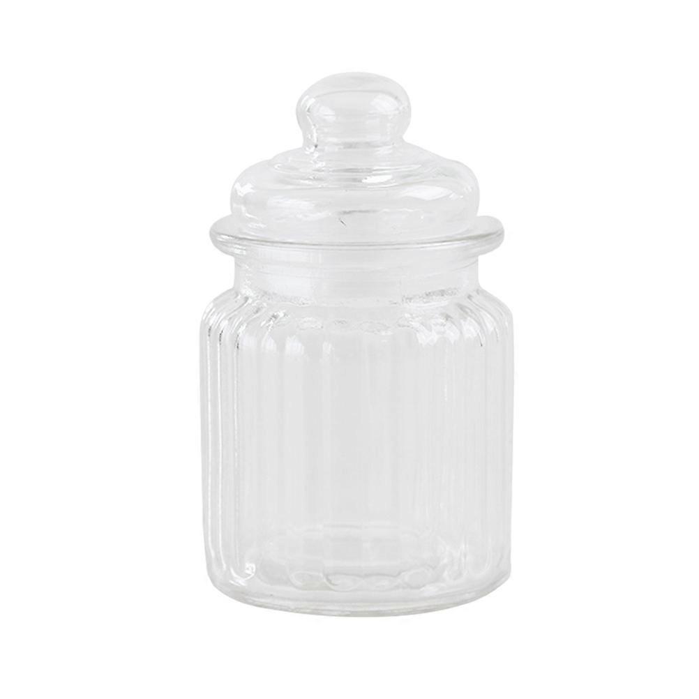 Glass Storage Jar for Sealing 300ml Transparent Container for Spice