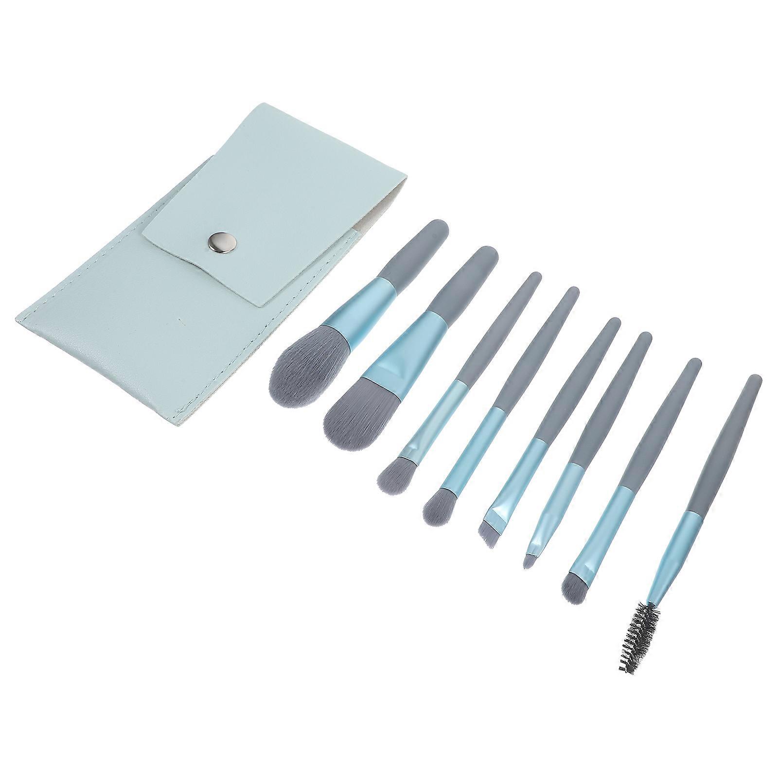 Cosmetics Tools Set For Daily Makeup Designed For Women Including Portable Use In Blue Sizes 11.70X2.00X1.20CM 2 Sets