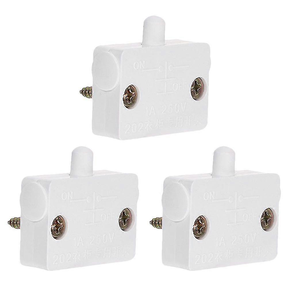 3pcs Door Switch Automatic Light Switch Touch Lamp Electrical Light Switch