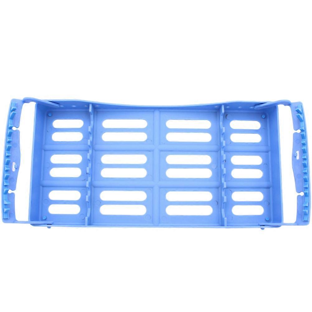 Sterilization Box Plastic Tray for 2Pcs Blue Tool Storage