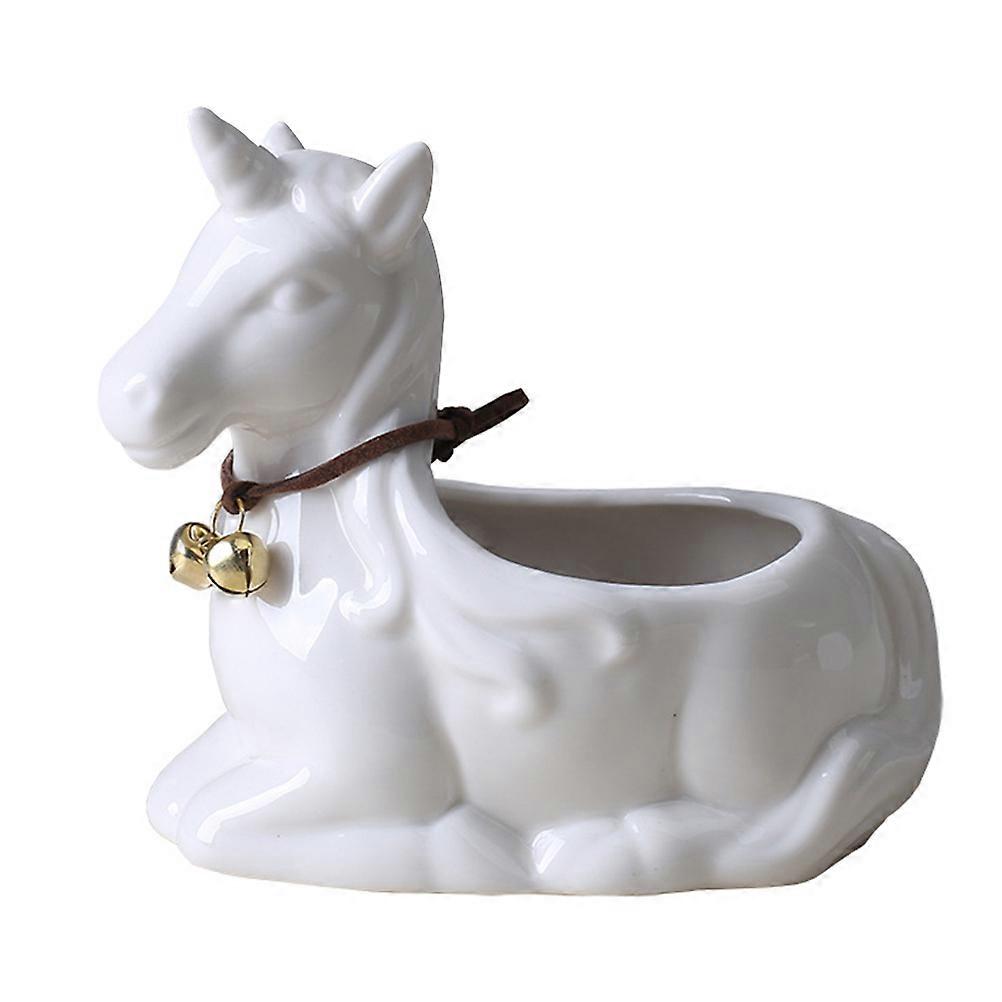Mini Animal Pots Ceramic Flowerpot for Garden 3Pcs Set