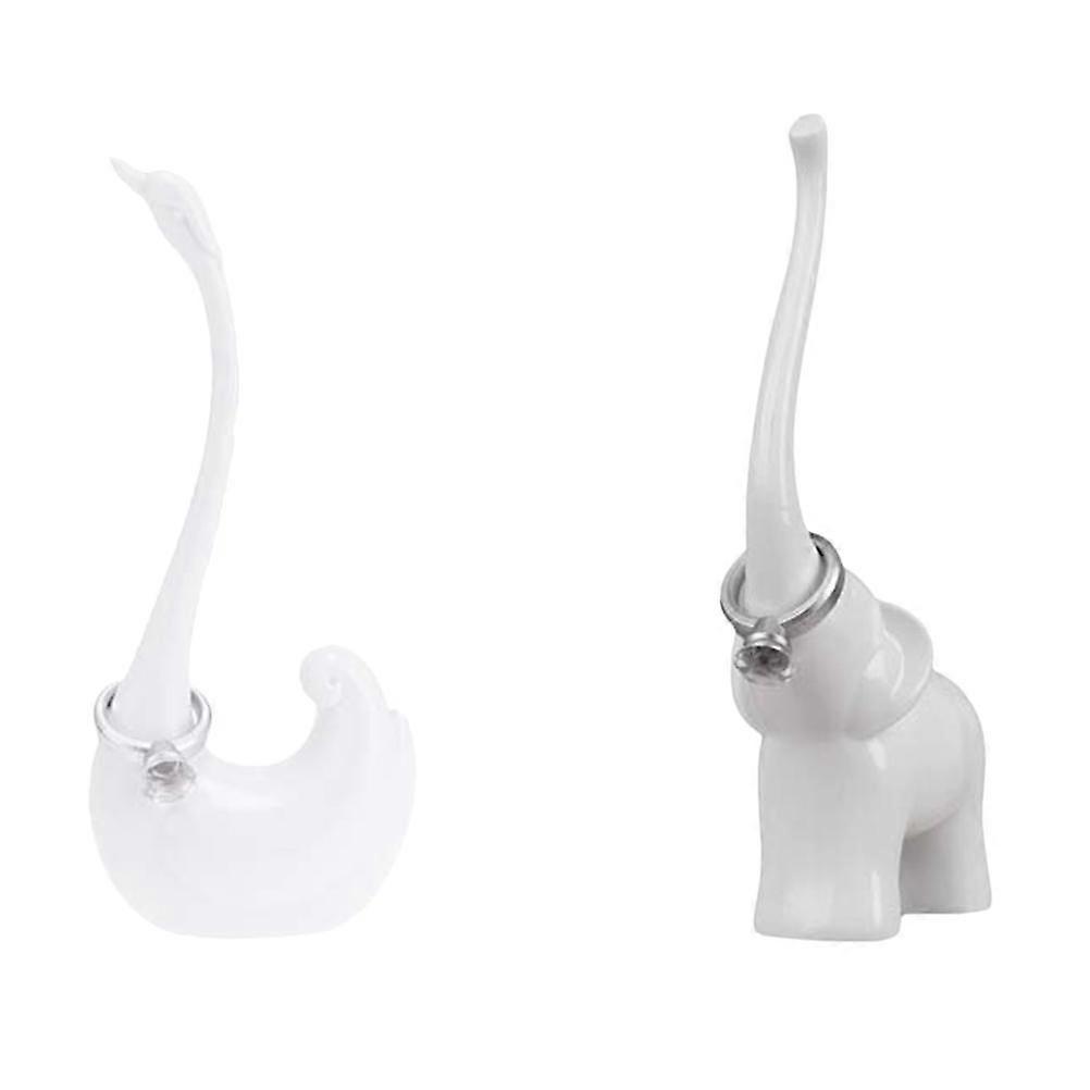 Rangement de bagues, ornement, porte-bijoux éléphant pour décoration, 6 pièces