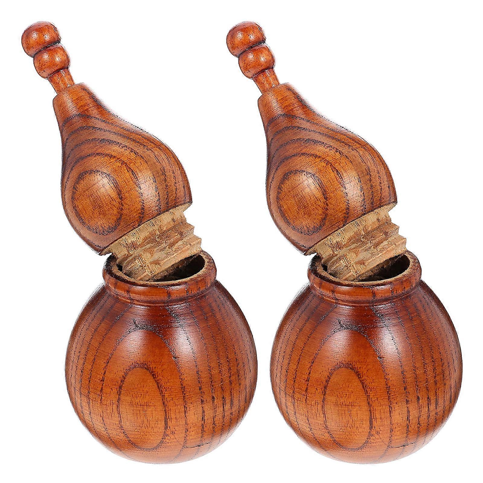 Toothpick Boxes Wooden Toothpick Storage Holders for Home 4Pcs