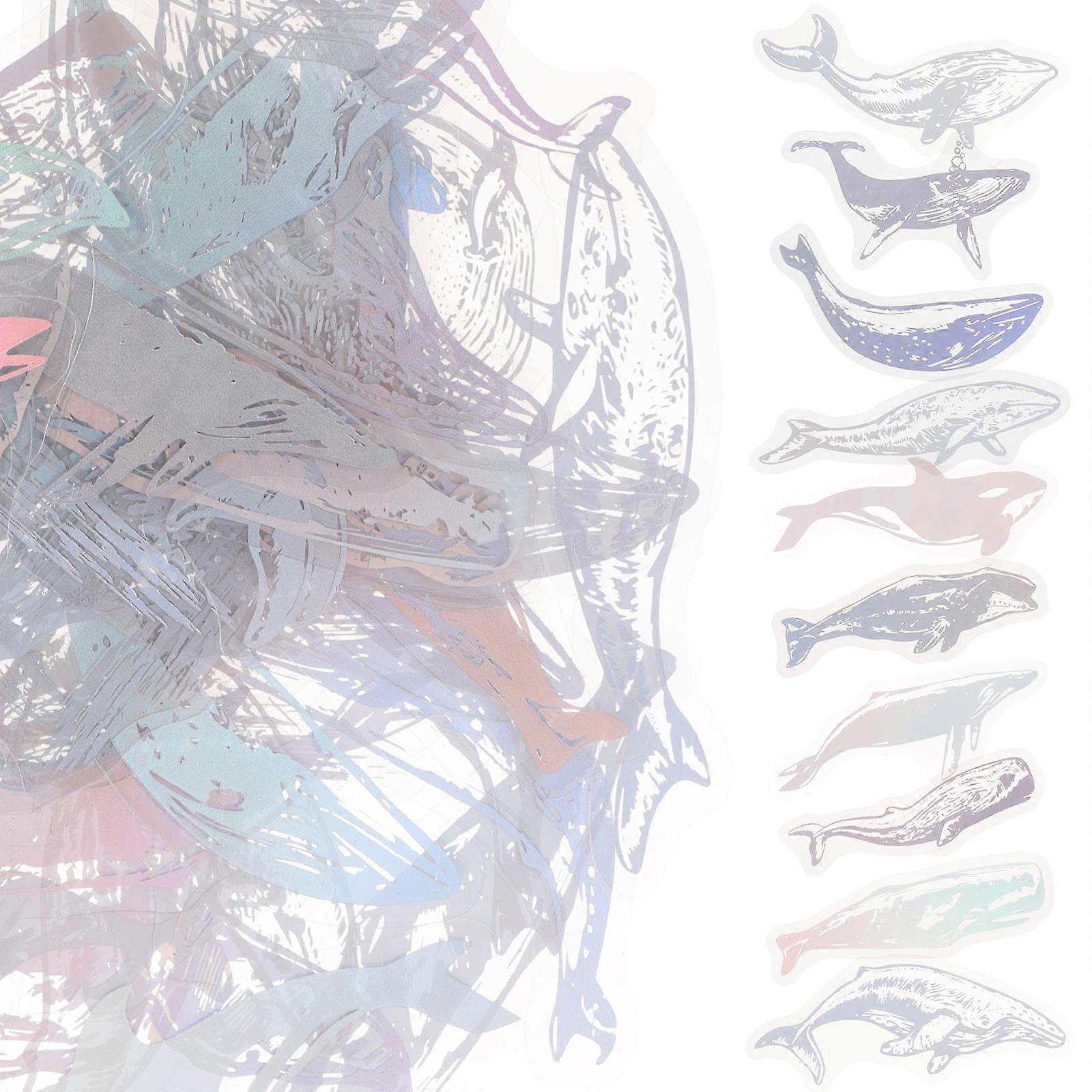 Scrapbook Material Decal Whale Pattern DIY Sticker 675 Sheets for Hand Account