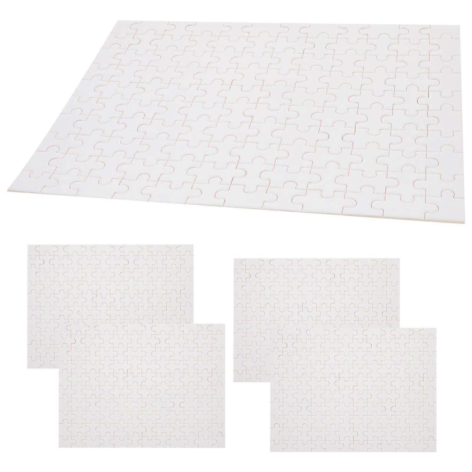 DIY Sublimation Puzzle Blanks Blank Jigsaw Puzzle Pieces for Pet Playing 10Sets