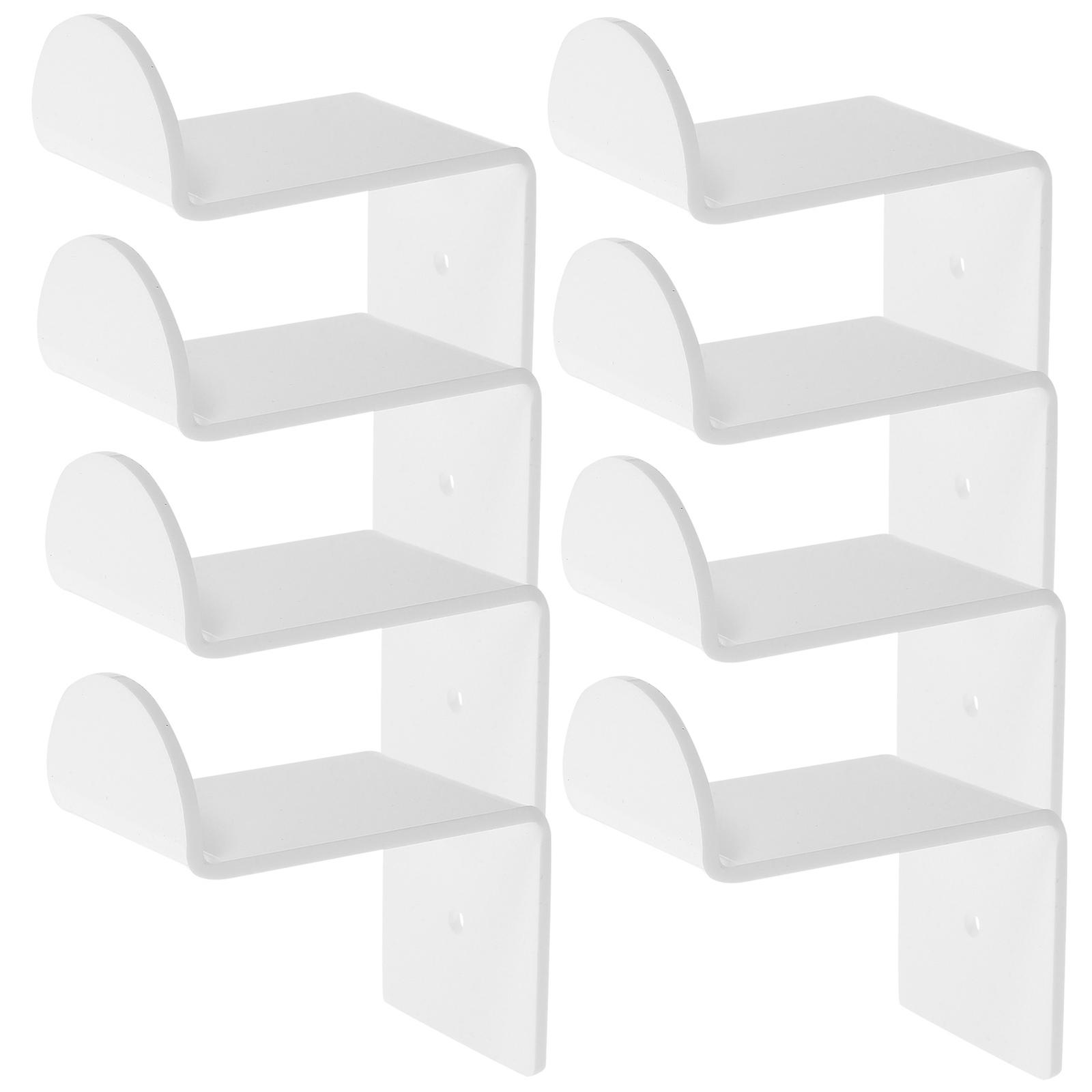 Baseball Hat Rack Acrylic Wall Mounted Cap Organizer for 3Sets with Easy Installation