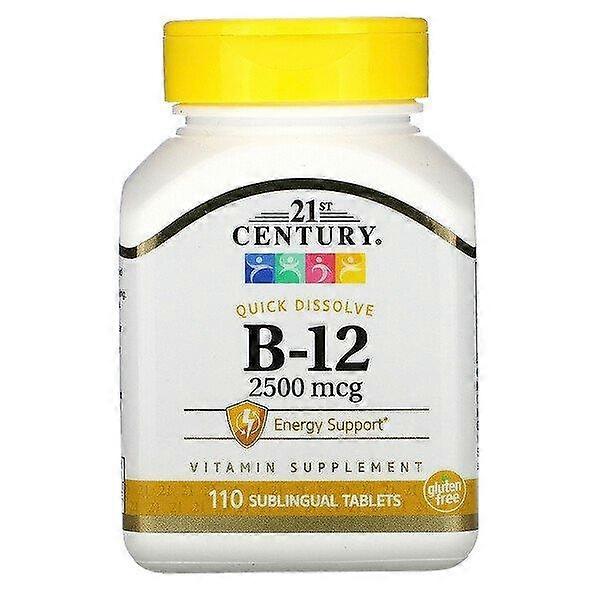 21st Century, B-12, 2,500 mcg, 110 Sublingual Tablets