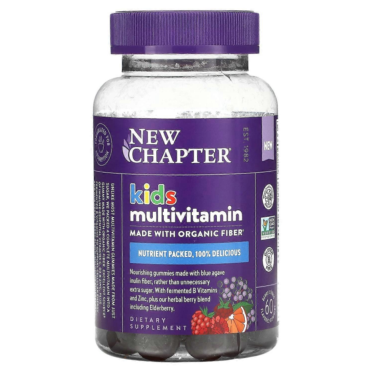 New Chapter, Kid's Multivitamin, Berry Citrus, 60 Gummies
