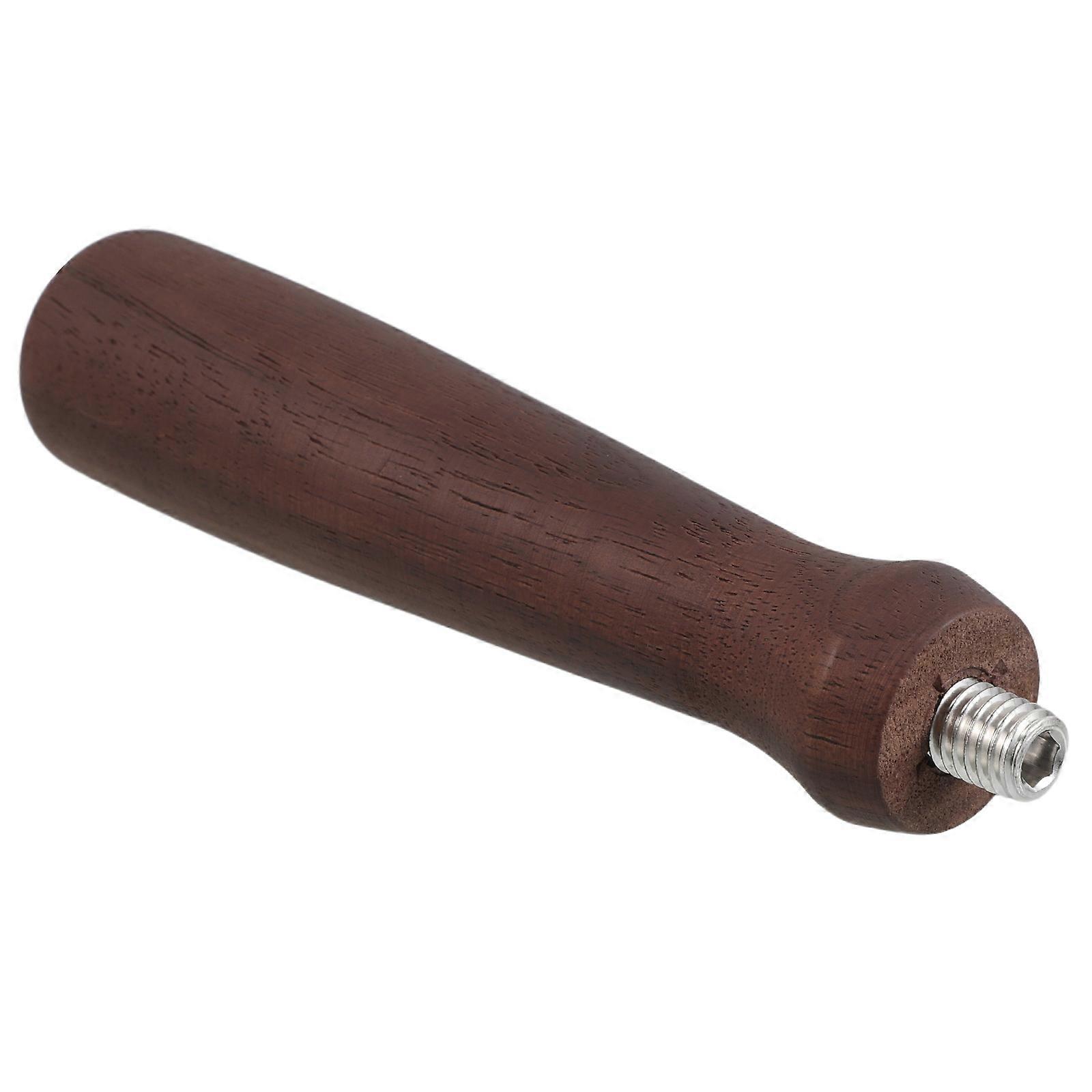 Dark Brown Coffee Portafilter Handle Replacement 5Pcs Wood Grip Accessory For Home Use Coffee Enthusiasts