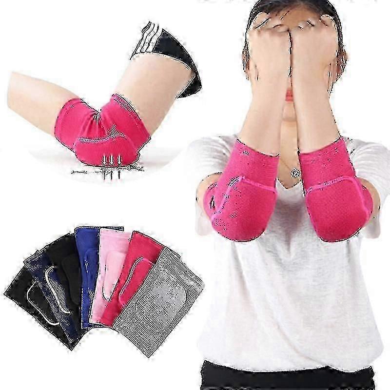 רפידות מרפקים אלסטיות ספוג מעובה מרפק מגיני ברך מגן כדורסל כדורעף ספורט שרוול זרוע כרית מבוגרים ילדים