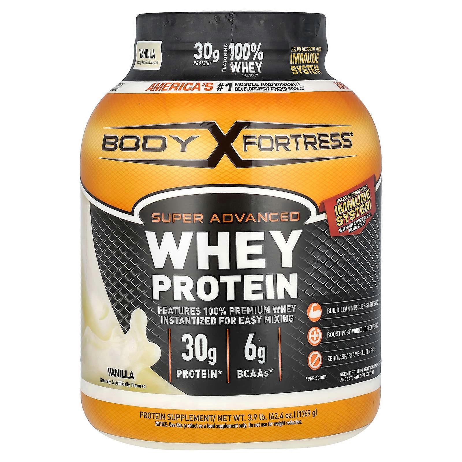 Super Advanced Whey Protein, Vanilla, 3.9 lb (1,769 g)