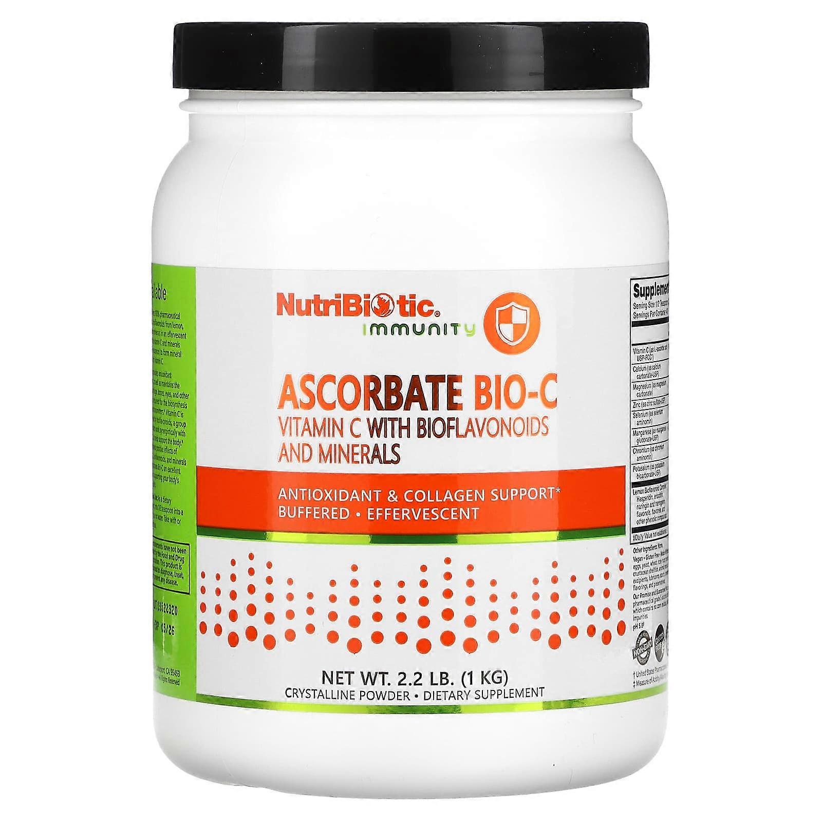 Immunity, Ascorbate Bio-C, Vitamin C with Bioflavonoids and Minerals, 2.2 lb (1 kg)